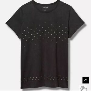 Torrid Studded Crew Neck Tee
